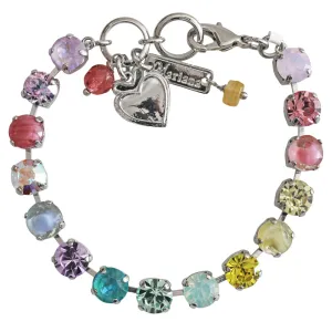 Mariana "Saltwater Taffy" Rhodium Plated Must-Have Everyday Crystal Tennis Bracelet, 4252 21236ro