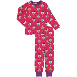 Maxomorra Organic Children's Pyjamas- Fairy Long Sleeved