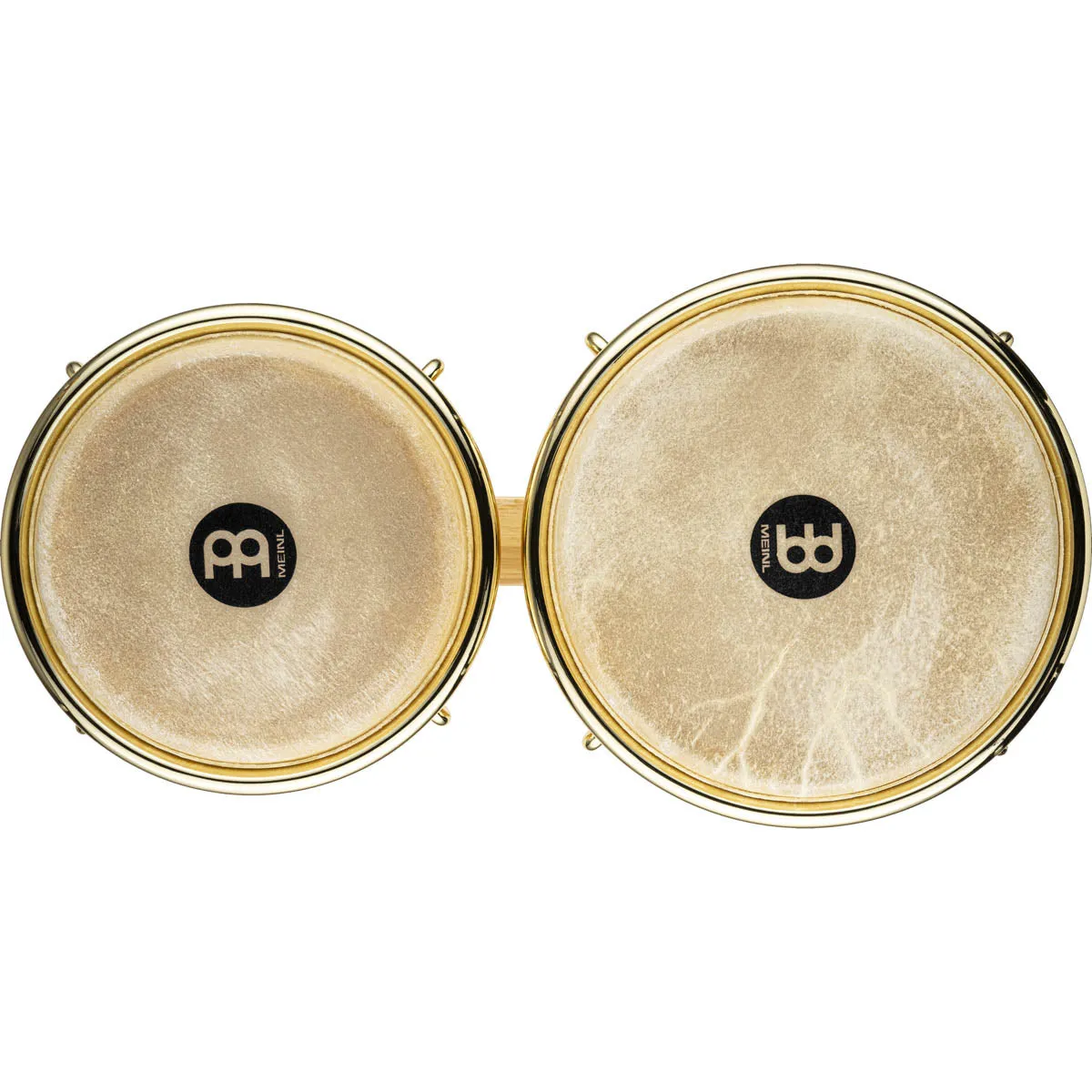 Meinl Wood Series Bongo in Natural with Gold Hardware - 6 ¾"   8"