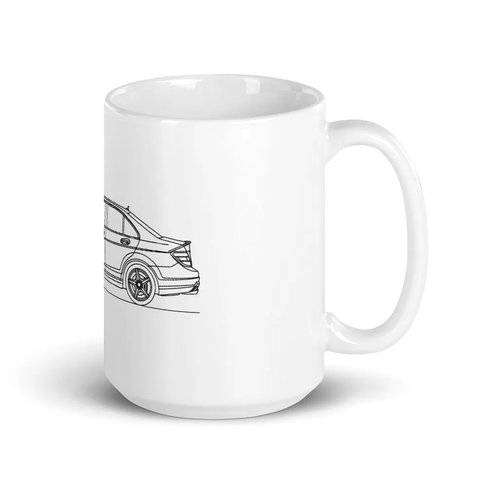Mercedes-Benz C 63 AMG Sedan Outline Mug