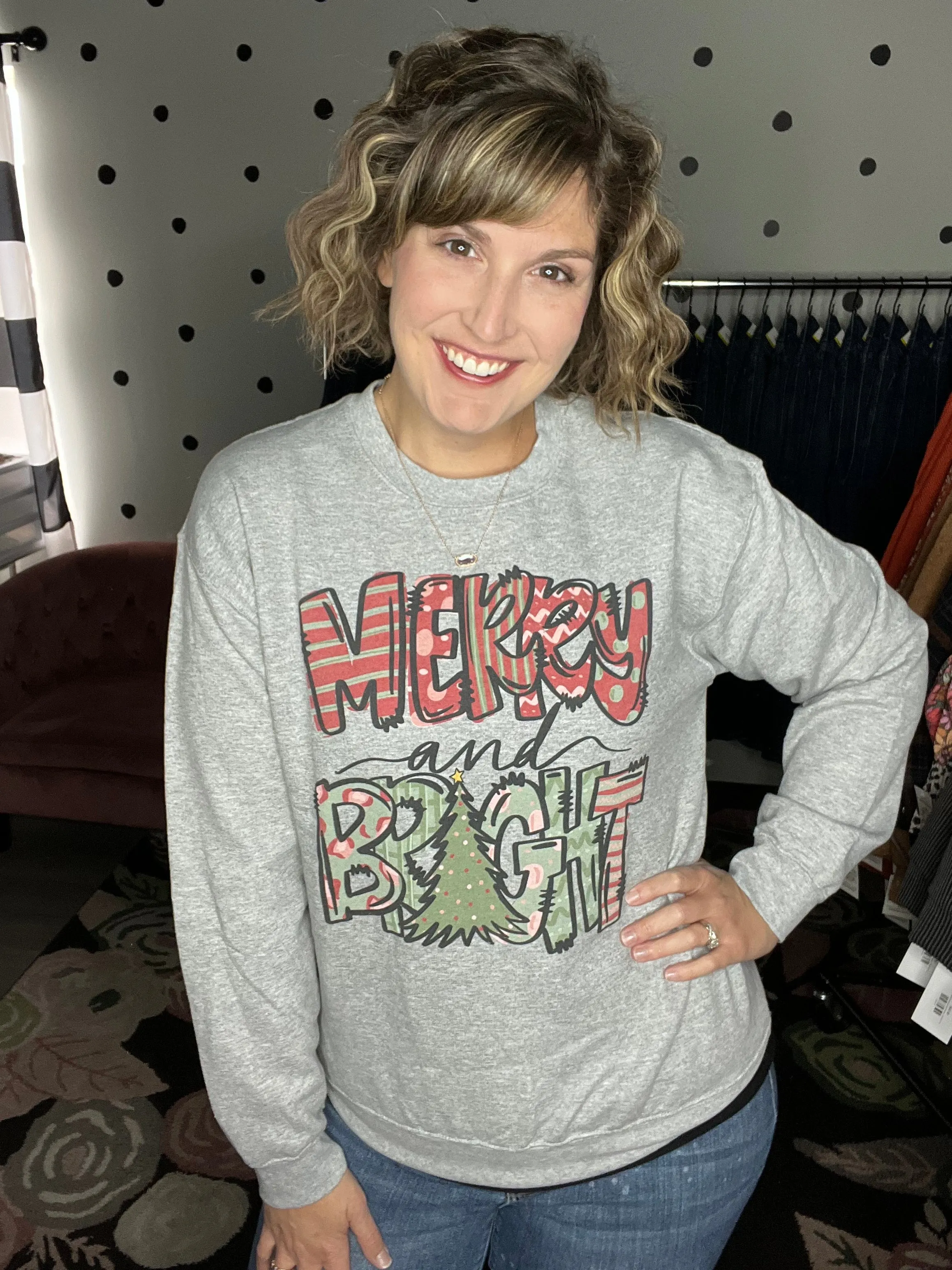 Merry & Bright Sweatshirt