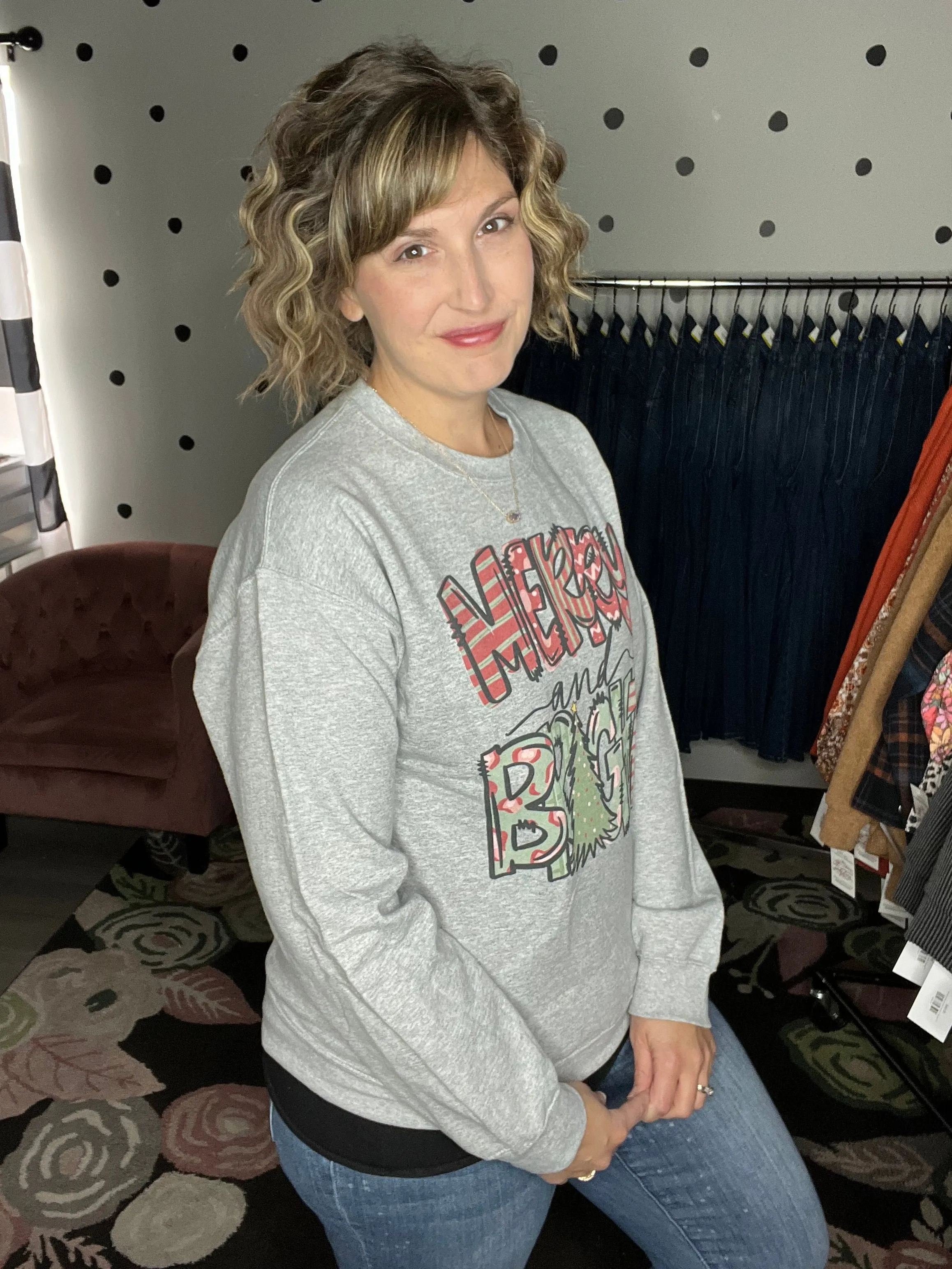 Merry & Bright Sweatshirt