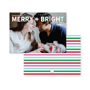 Merry   Bright // holiday card