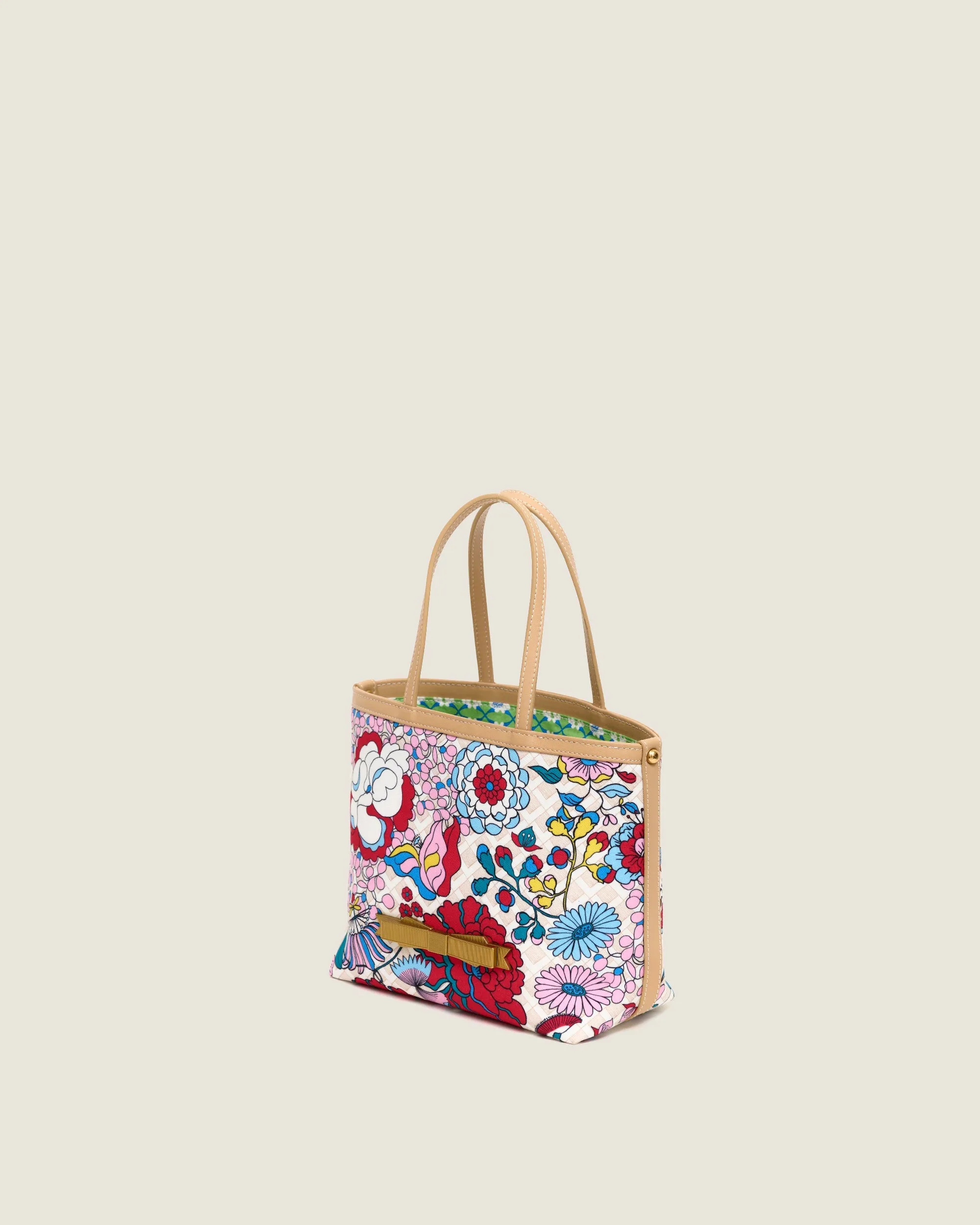 Mini Nina (Leather)  - Mandi Bunga White