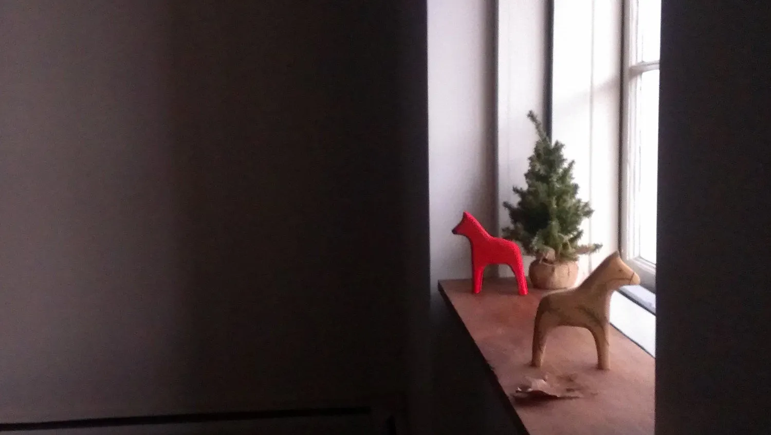 modern red dala horse