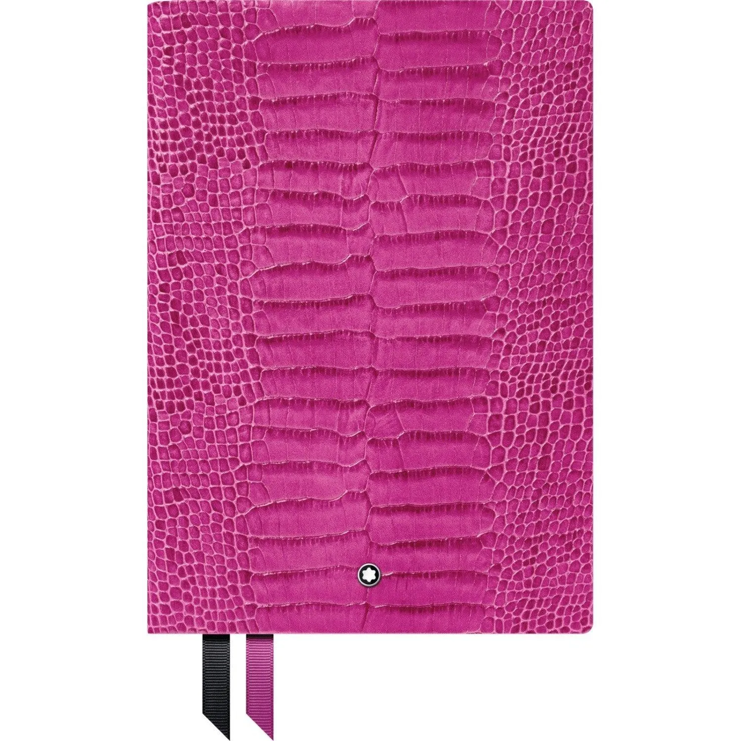 Montblanc Notebook Block Notebook 146 with Print Print Crocodrillo Fuchsia Luxury Chancellery 118028