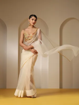 Morning Dew Organza Cloud Saree