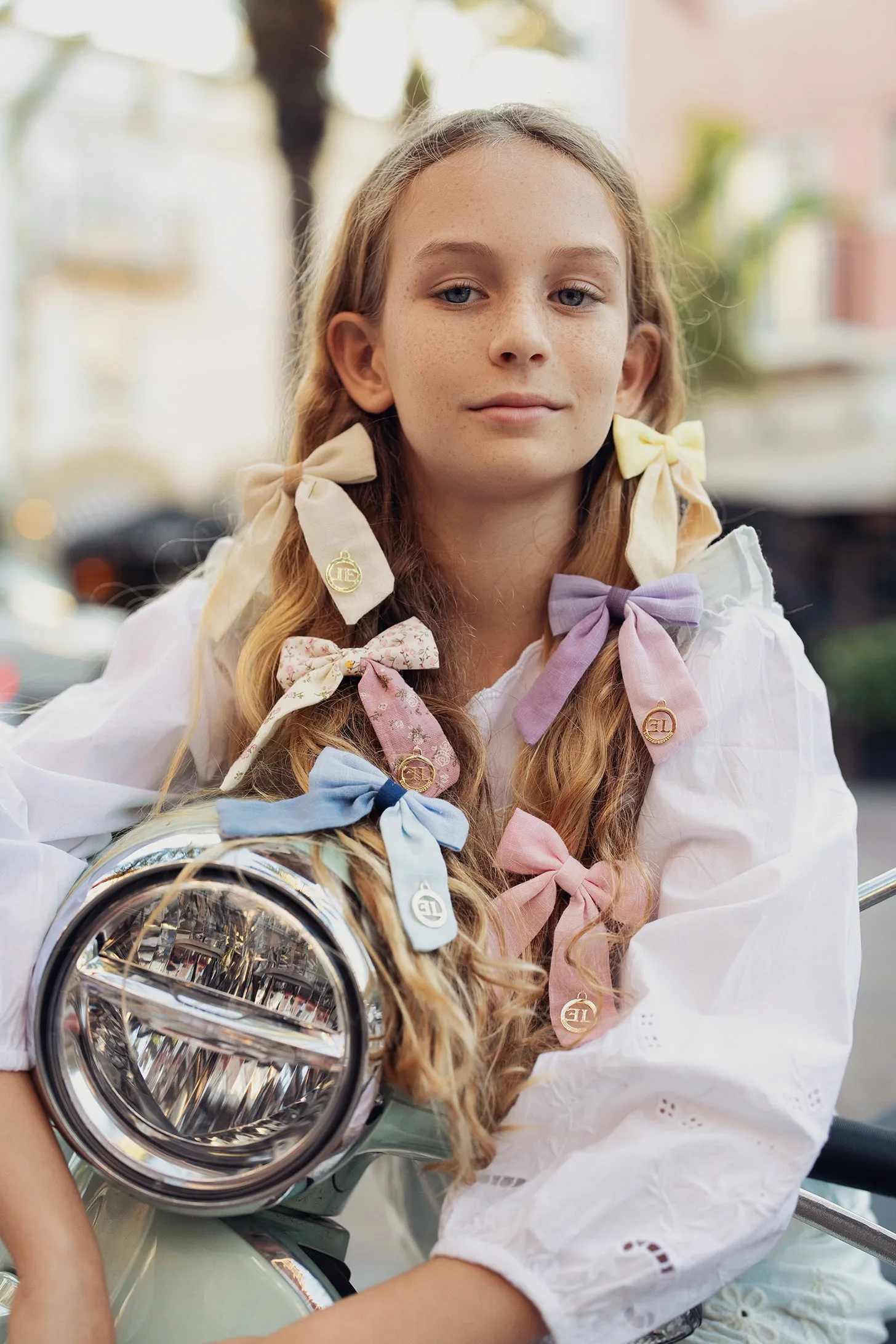 Multi Floral Bow Mini