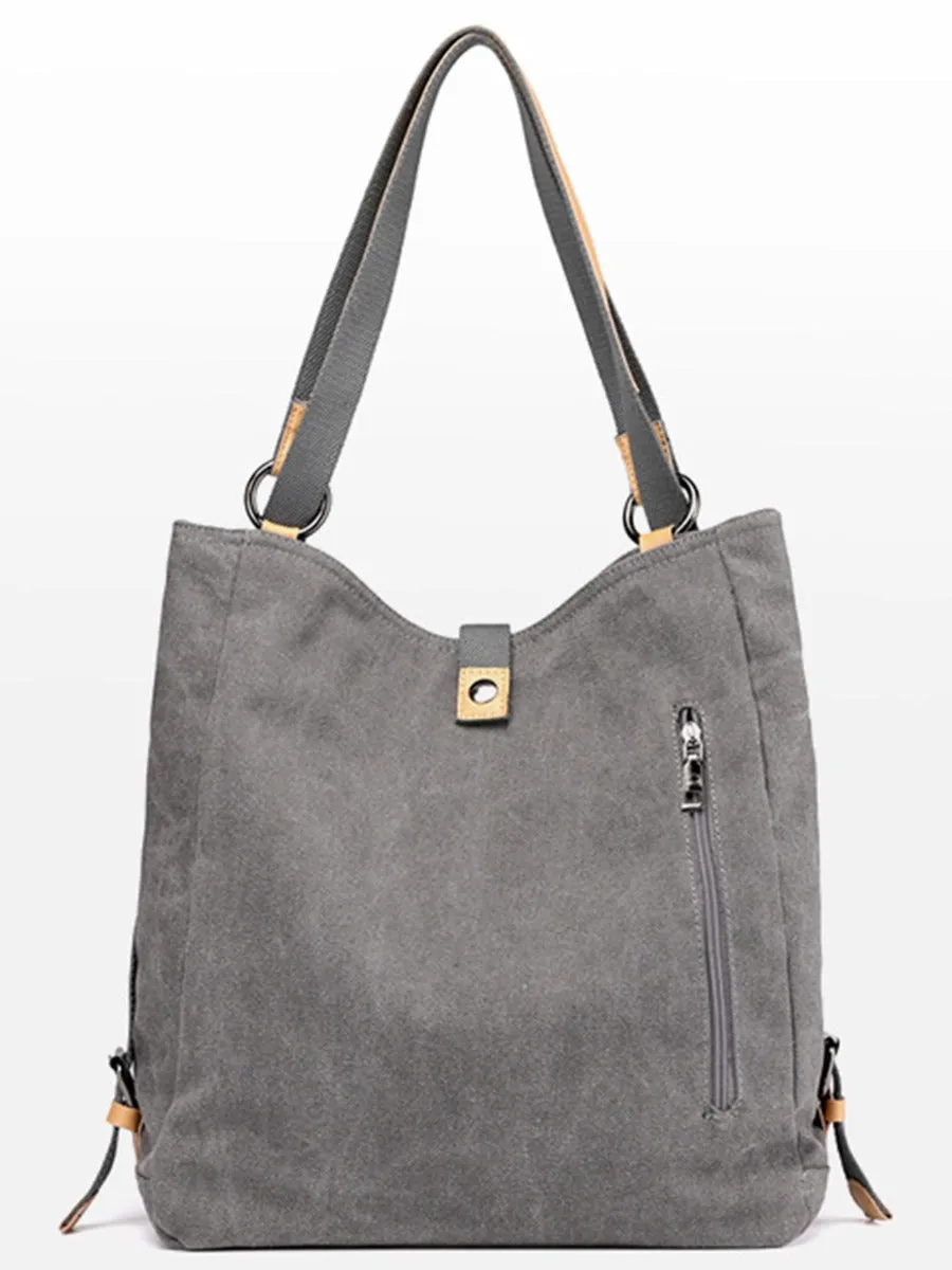 Multi-function Strap Decor Tote Shoulder Bag