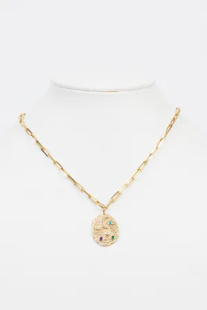 Multi Gem, Vermeil Necklace