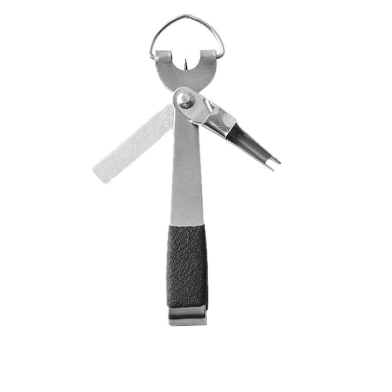 Multifunctional Fishing Quick Knot Tool Fast Tie Knot Line Cutter Clipper Nipper Hook Sharpener
