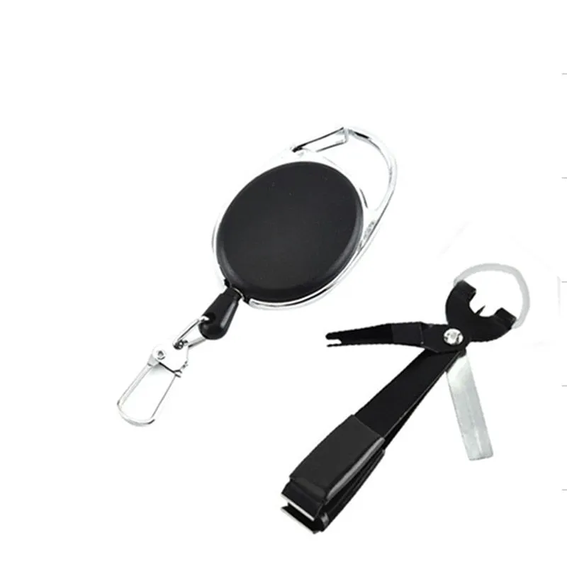 Multifunctional Fishing Quick Knot Tool Fast Tie Knot Line Cutter Clipper Nipper Hook Sharpener