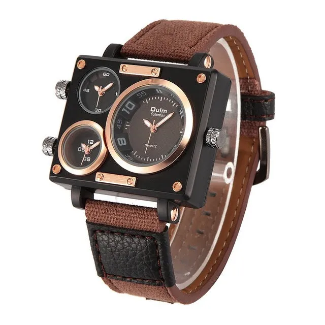 Multiple Time Zone Luxury Watch