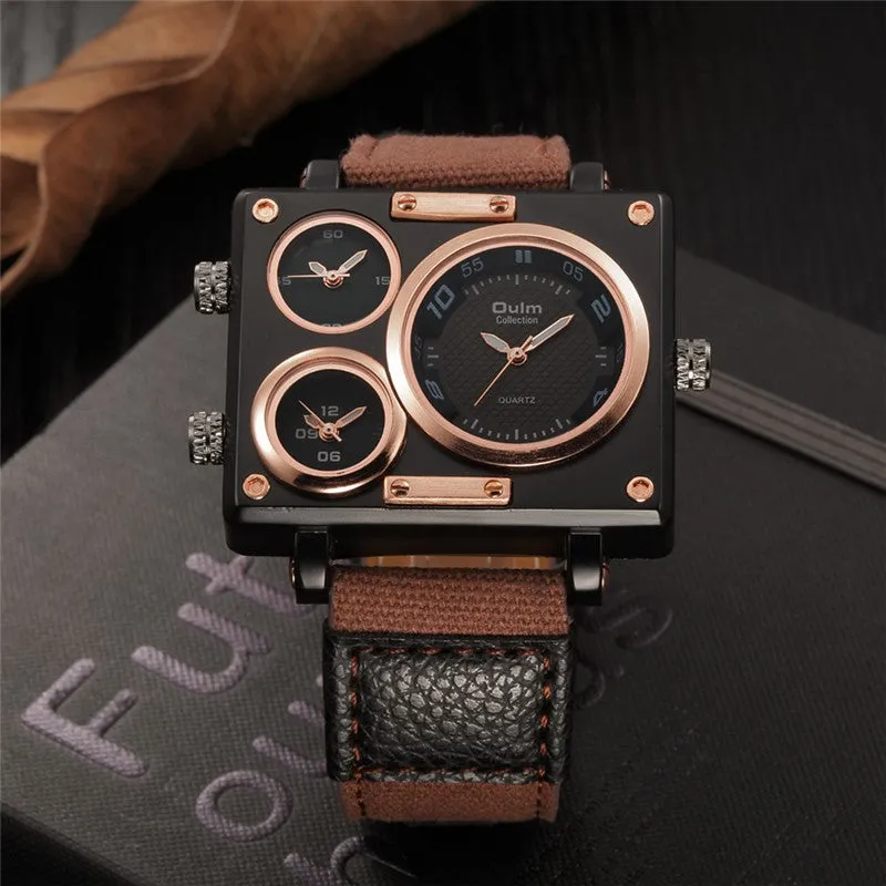 Multiple Time Zone Luxury Watch