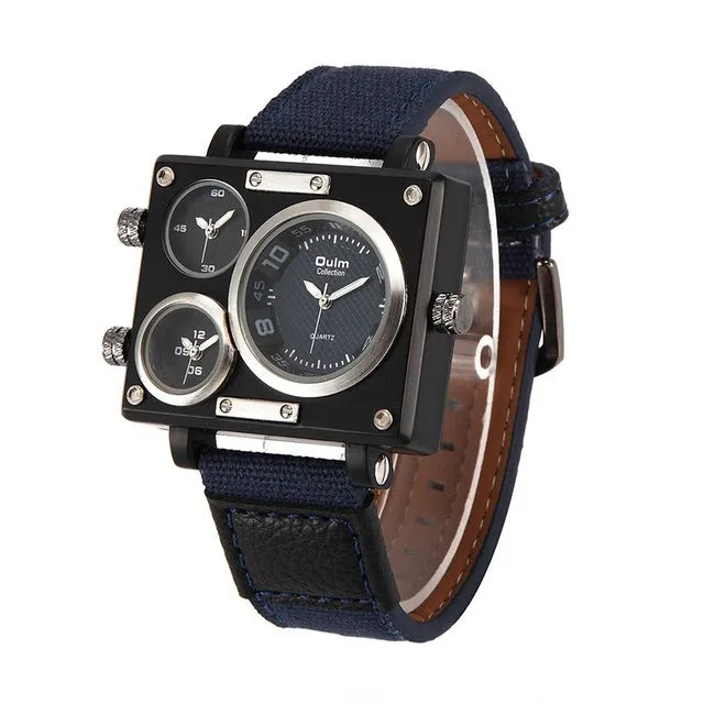Multiple Time Zone Luxury Watch