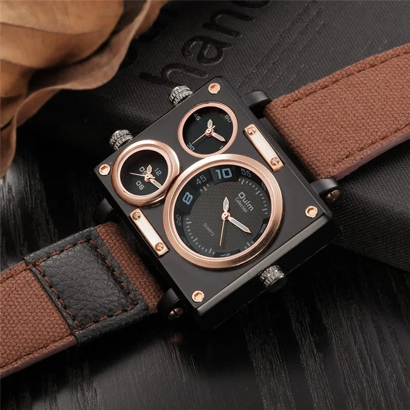 Multiple Time Zone Luxury Watch