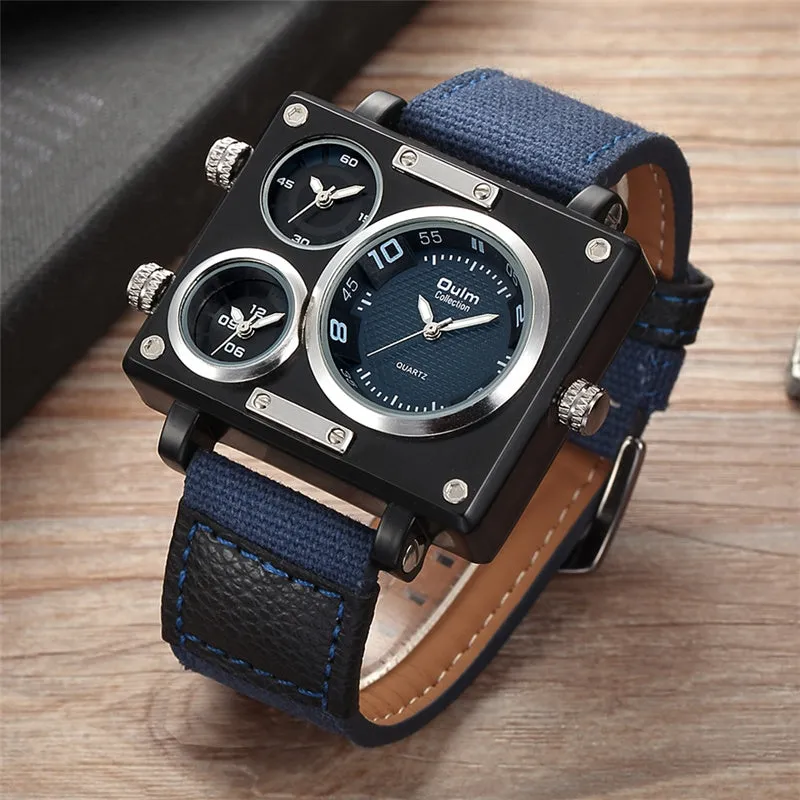 Multiple Time Zone Luxury Watch