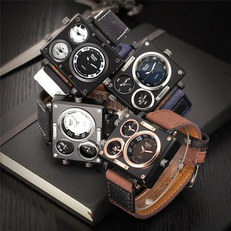 Multiple Time Zone Luxury Watch