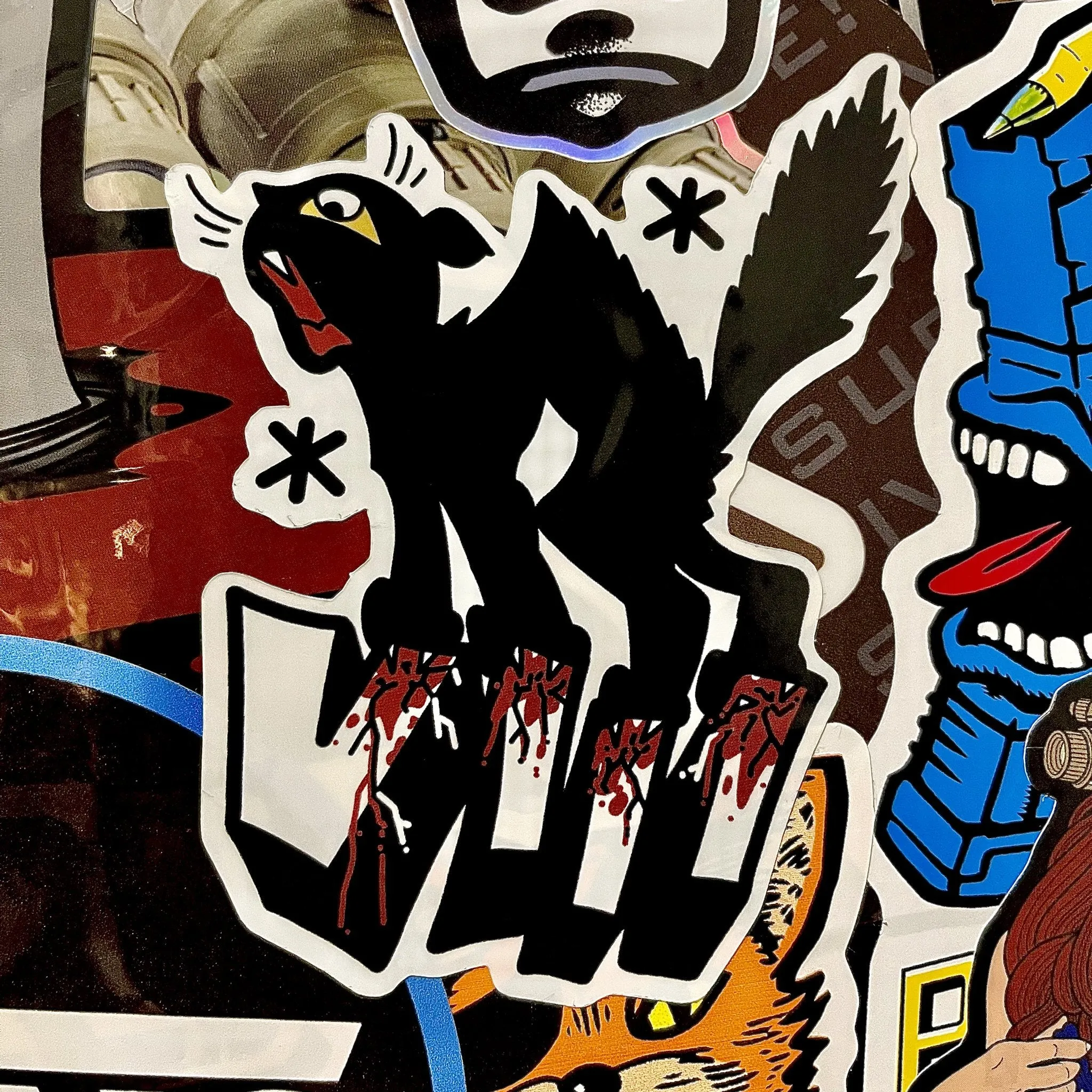 My cat H8s me Sailor Jerry Bootleg Sticker
