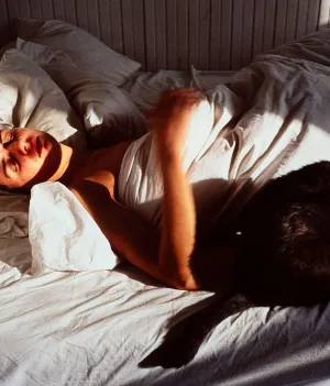 NAN GOLDIN "SIOBHAN WITH CAT, NEW YORK" 1993