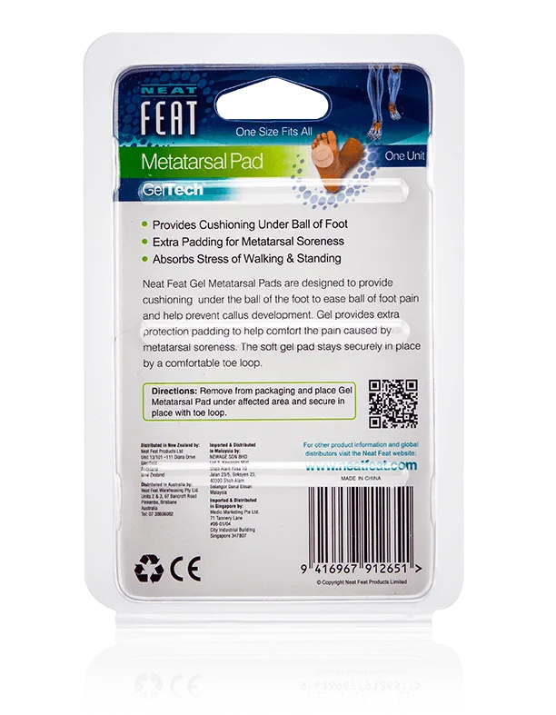 Neat Feat Gel Metatarsal Pad