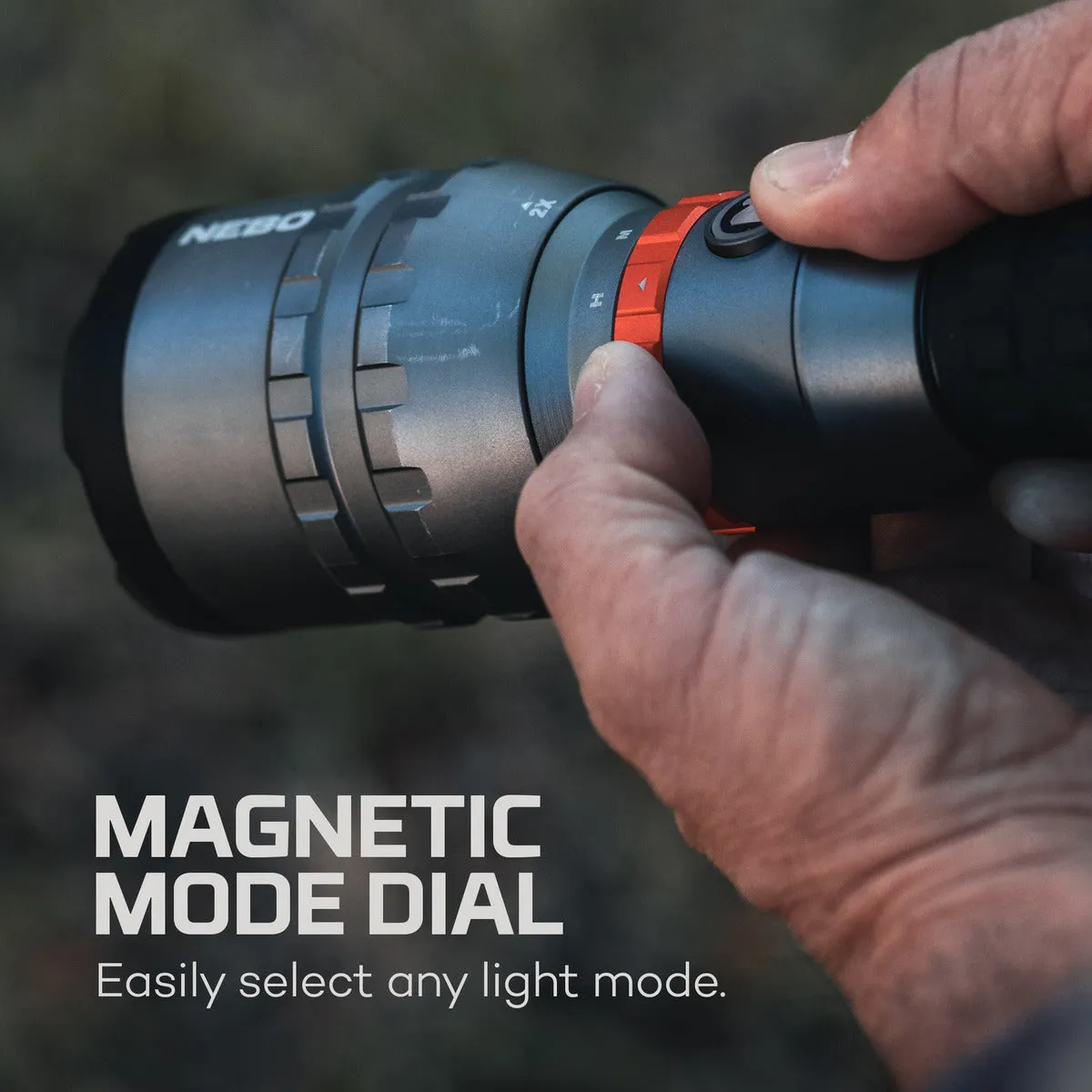 NEBO DAVINCI 12,000 LUMEN RC MAG DIAL FLASHLIGHT