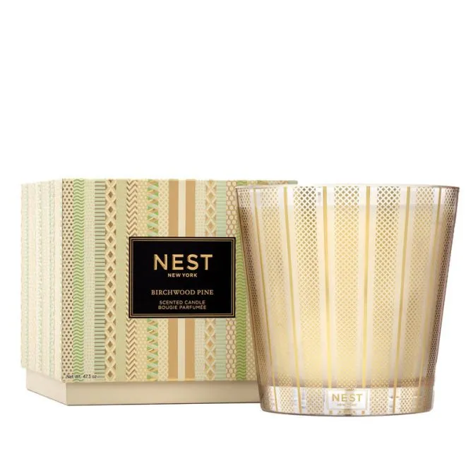 NEST LUXURY 4 WICK CANDLE BIRCHWOOD PINE