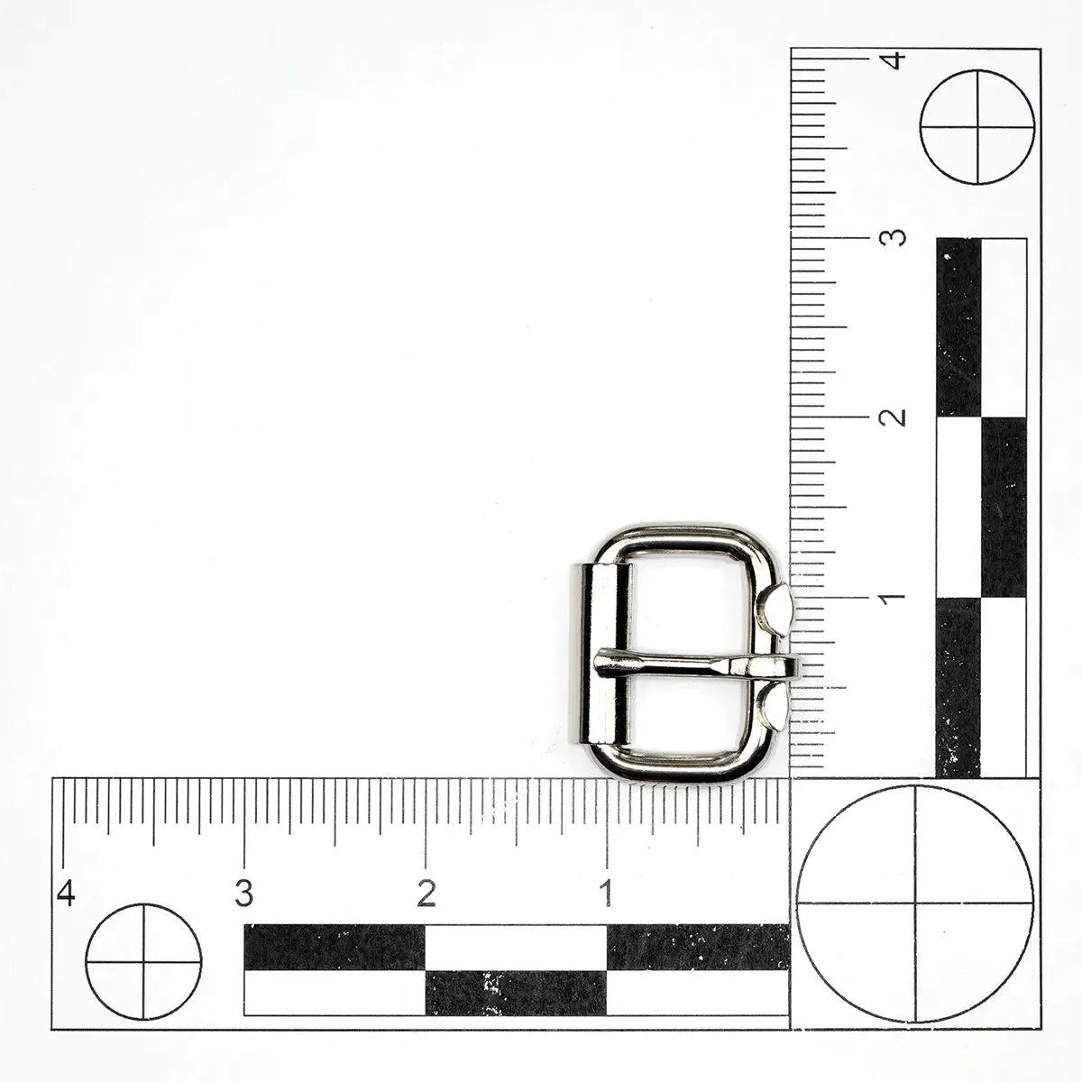 Nickel Plated Roller Buckle 1 Inch