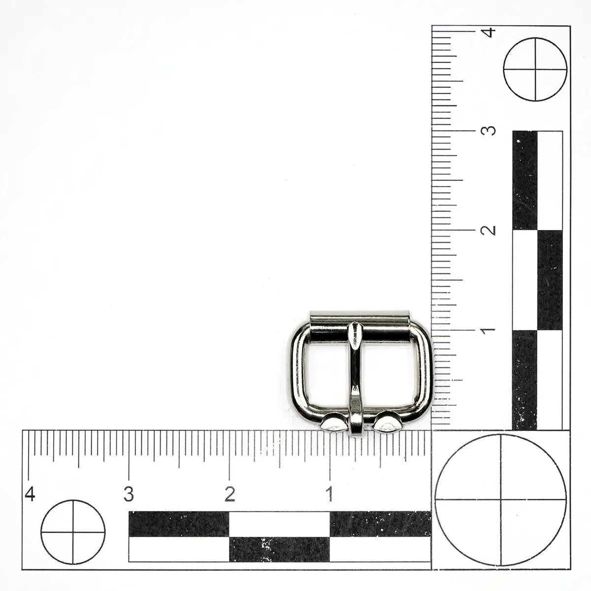 Nickel Plated Roller Buckle 1 Inch