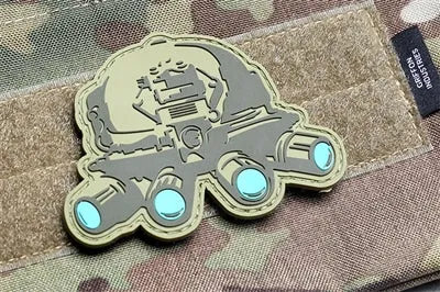 No Easy Day PVC GITD Morale Patch