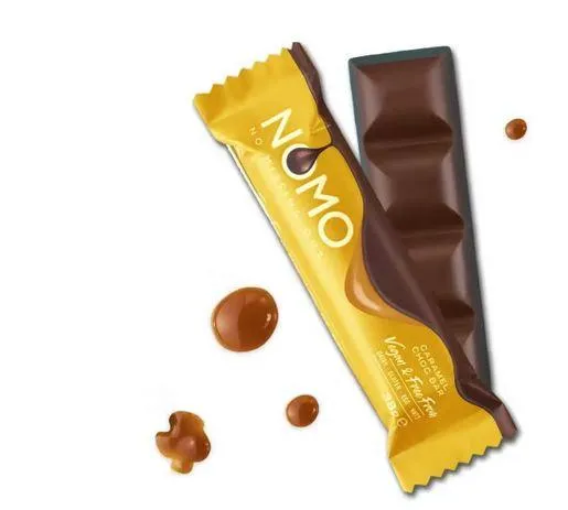 Nomo Caramel Choc Bar 38g