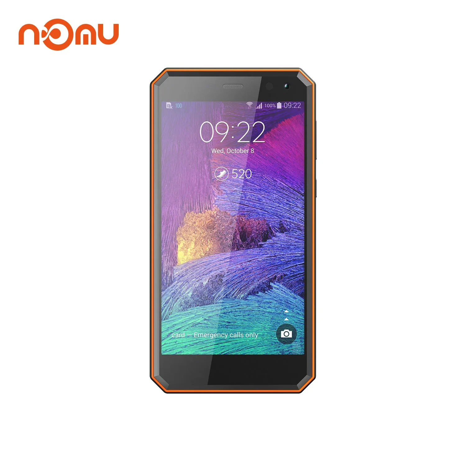 Nomu M6 smartphone 5.0"" 2GB 16GB MTK6737T Android 6.0 13.0MP 1280x720 3000mAh IP68 Waterproof Mobile Phone orange