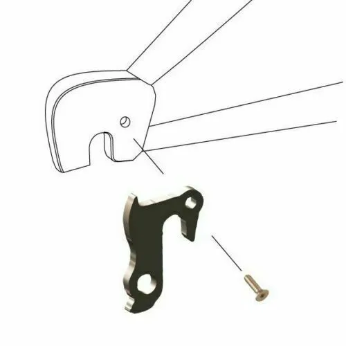 Norco #959375 Faze Fluid Range Rear Gear Mech Hanger