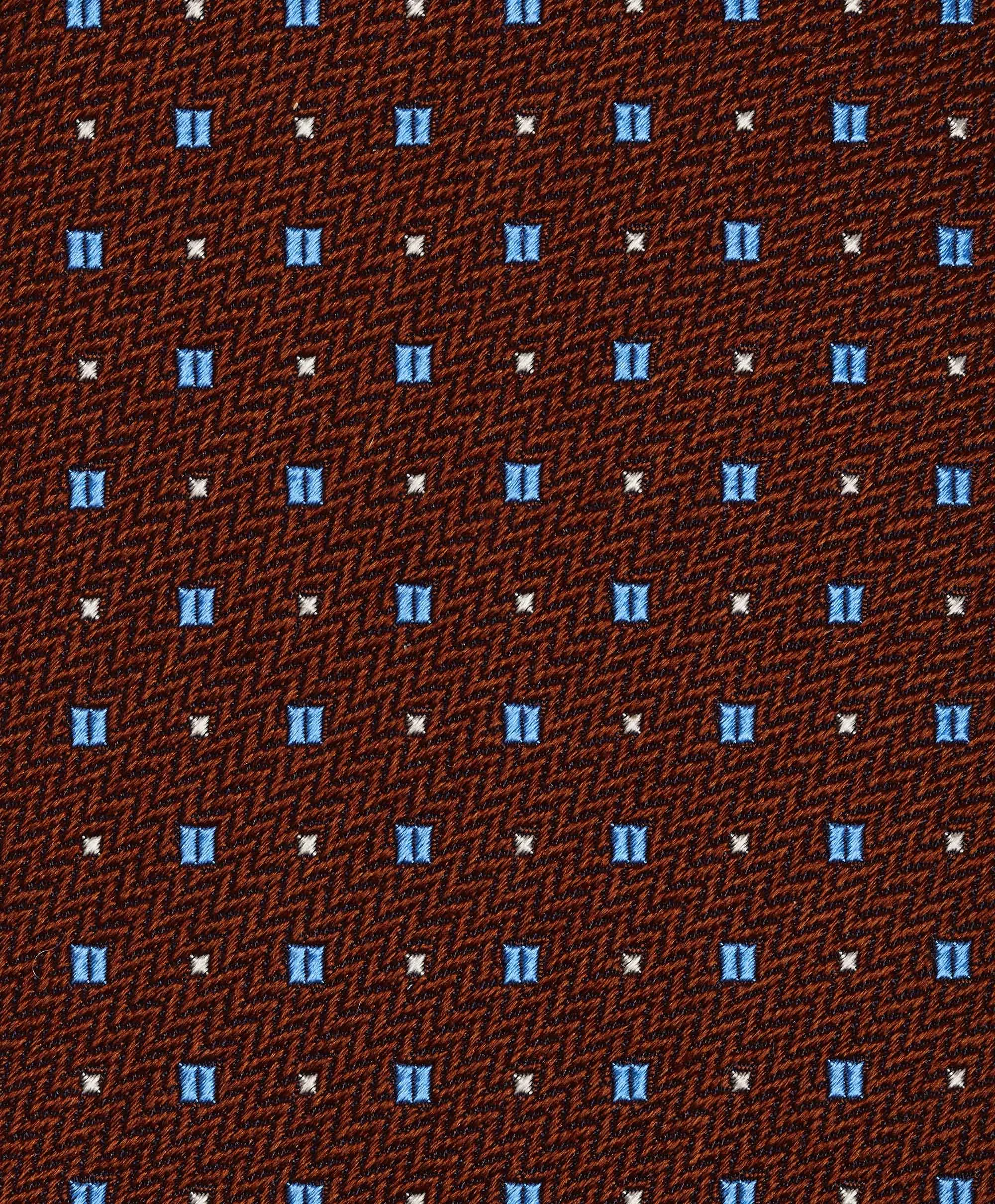 NTR09297212 | Chocolate Neat Jacquard Tie