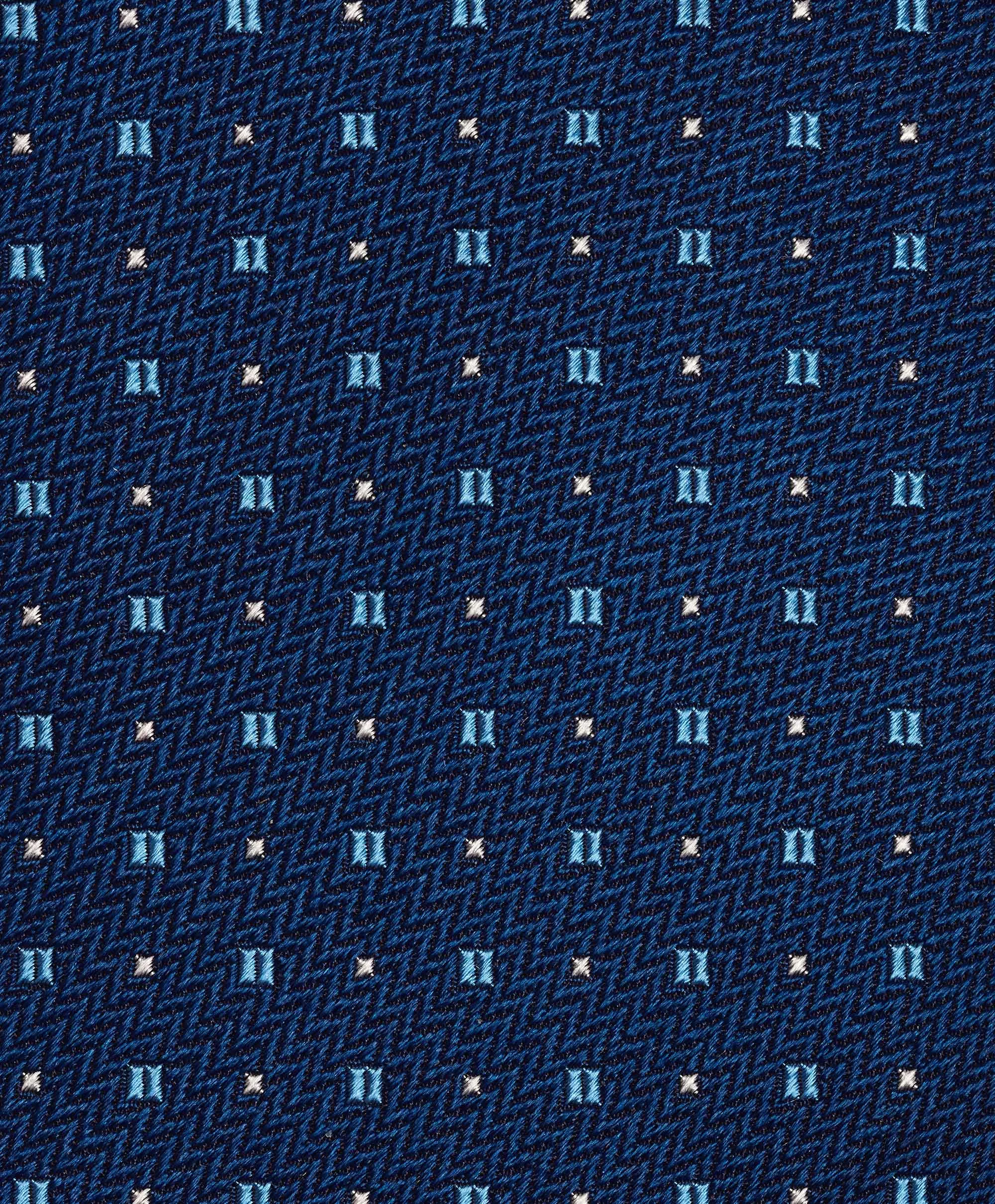 NTR09297412 | Navy Neat Jacquard Tie