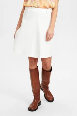 NUCARLISLE SKIRT - Bright White