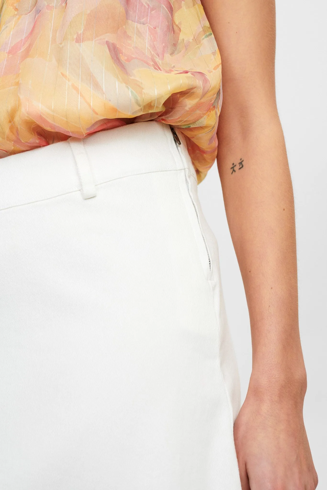 NUCARLISLE SKIRT - Bright White