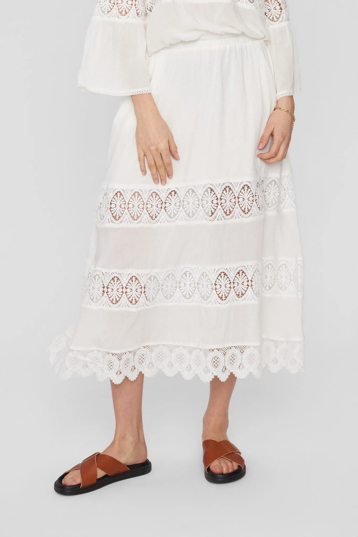 NUGAIA SKIRT - Bright White