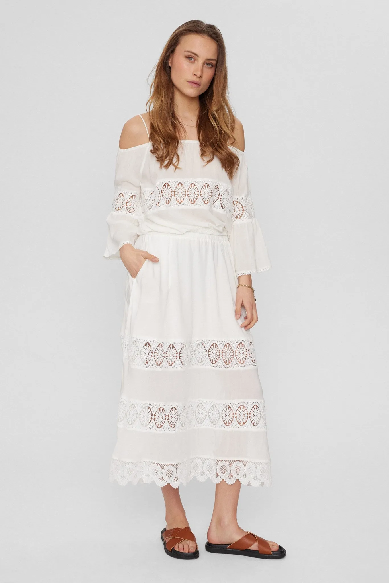 NUGAIA SKIRT - Bright White