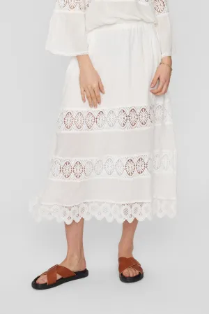 NUGAIA SKIRT - Bright White