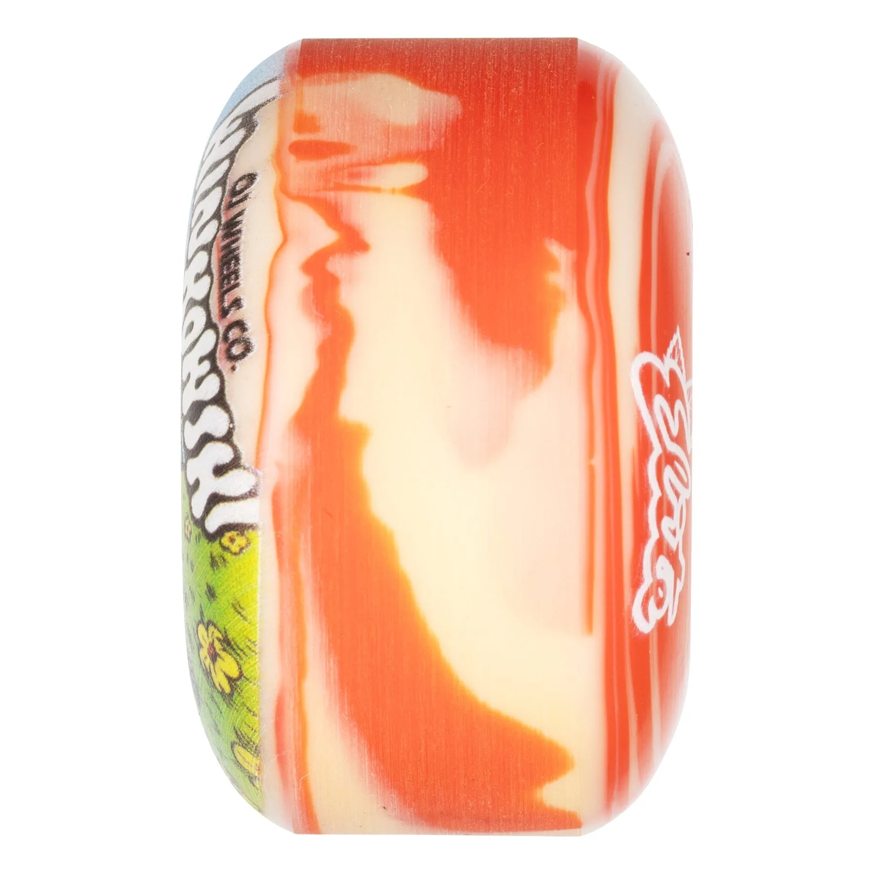 OJ WINKOWSKI MUSHROOM ELITE EZ EDGE RED / WHITE SWIRL 53mm 101a SKATEBOARD WHEELS
