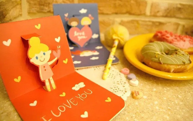 Okaytina Pop-Up Card - Love Love