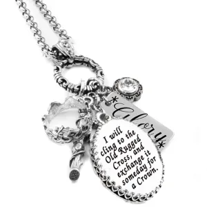Old Rugged Cross Charm Necklace