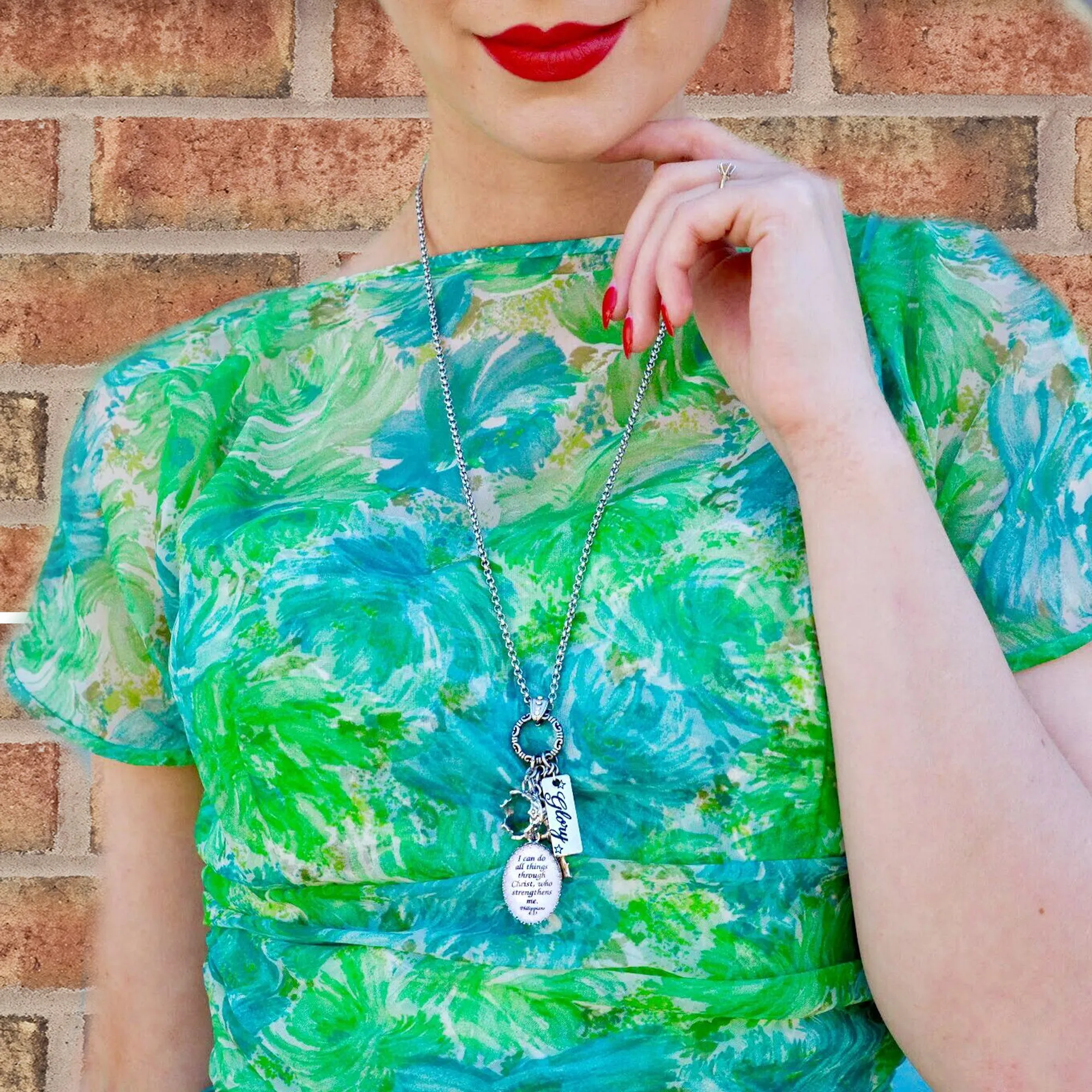 Old Rugged Cross Charm Necklace