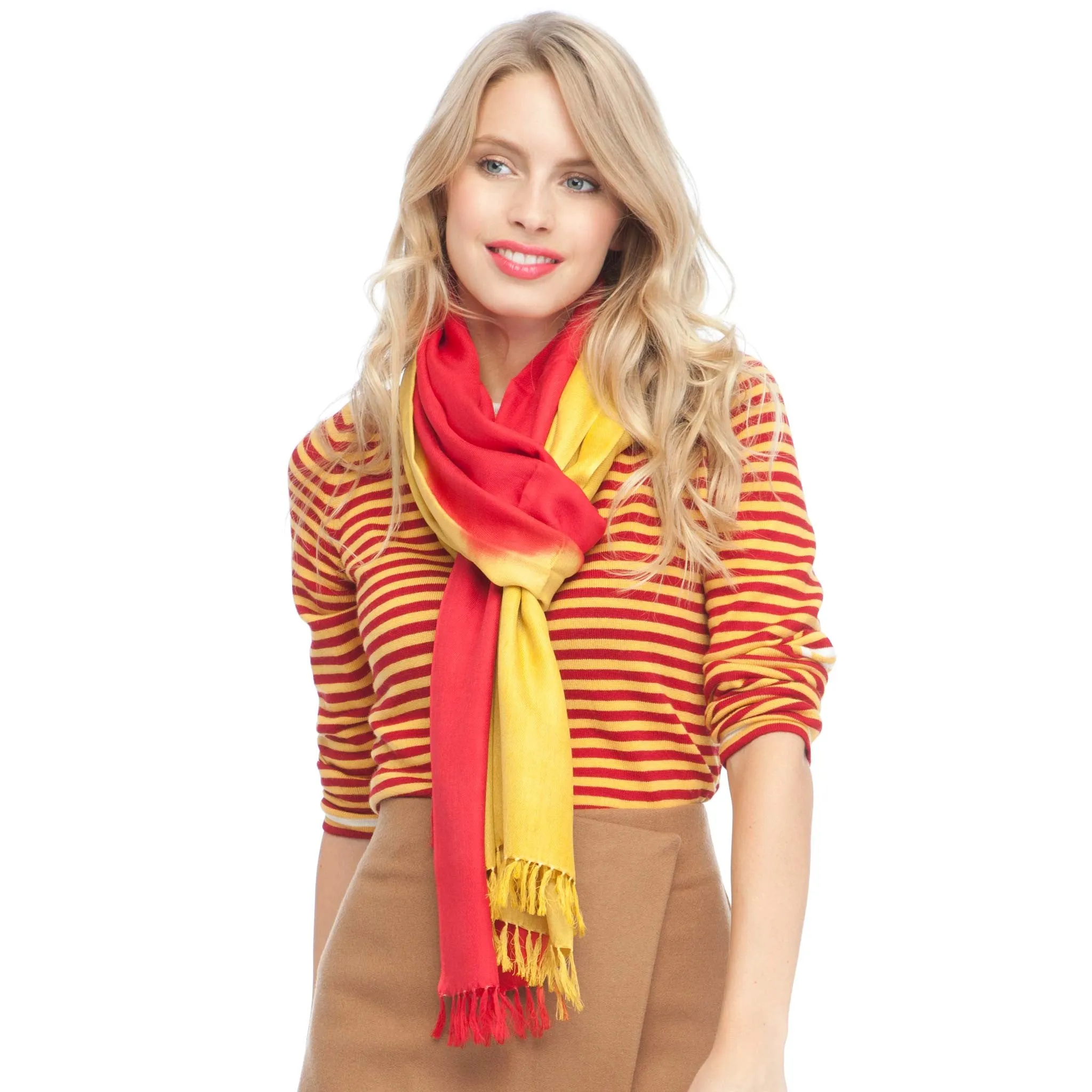 OMBRE TWO SHADED COLOR SCARF