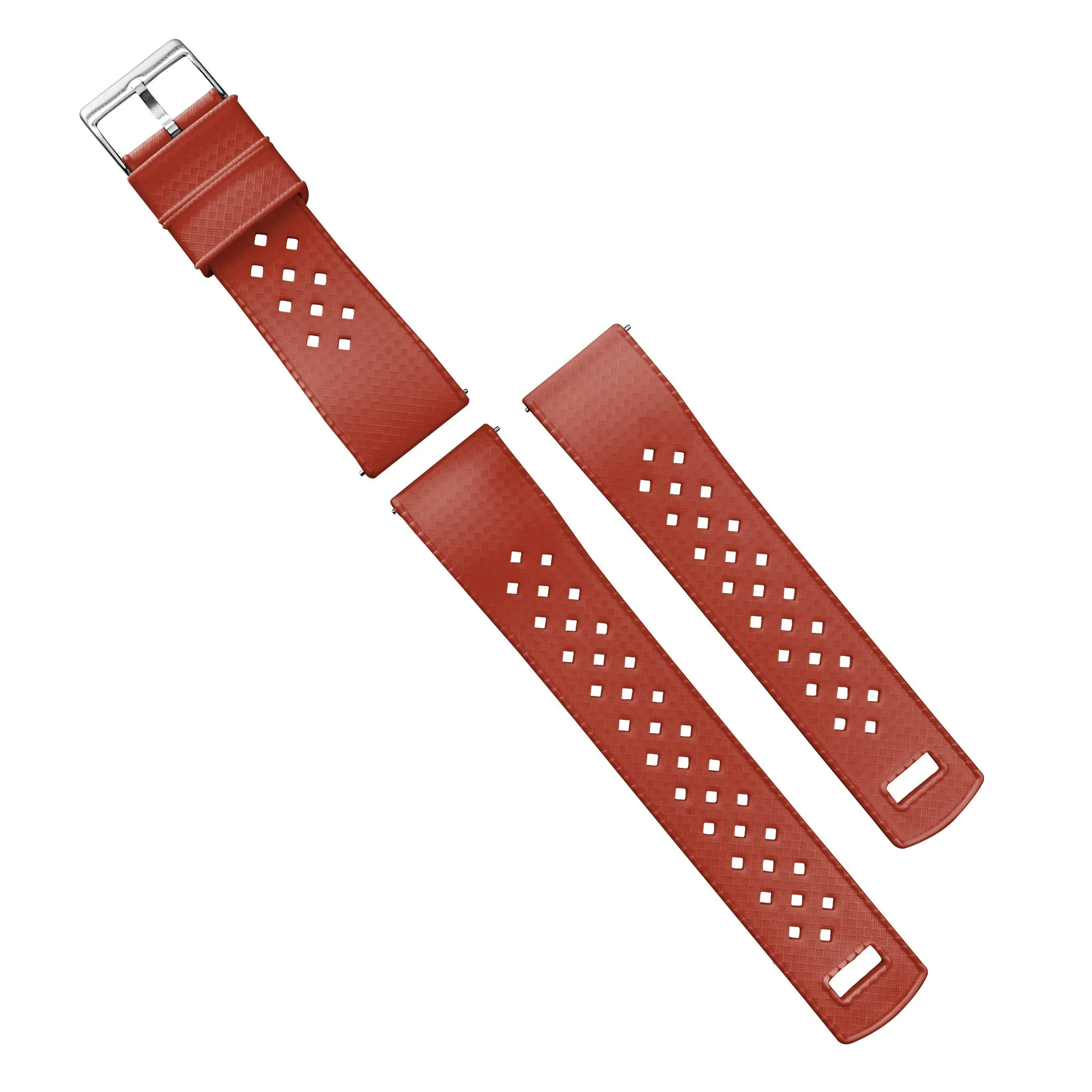 Omega Moonswatch Tropical Style Crimson Red Watch Band