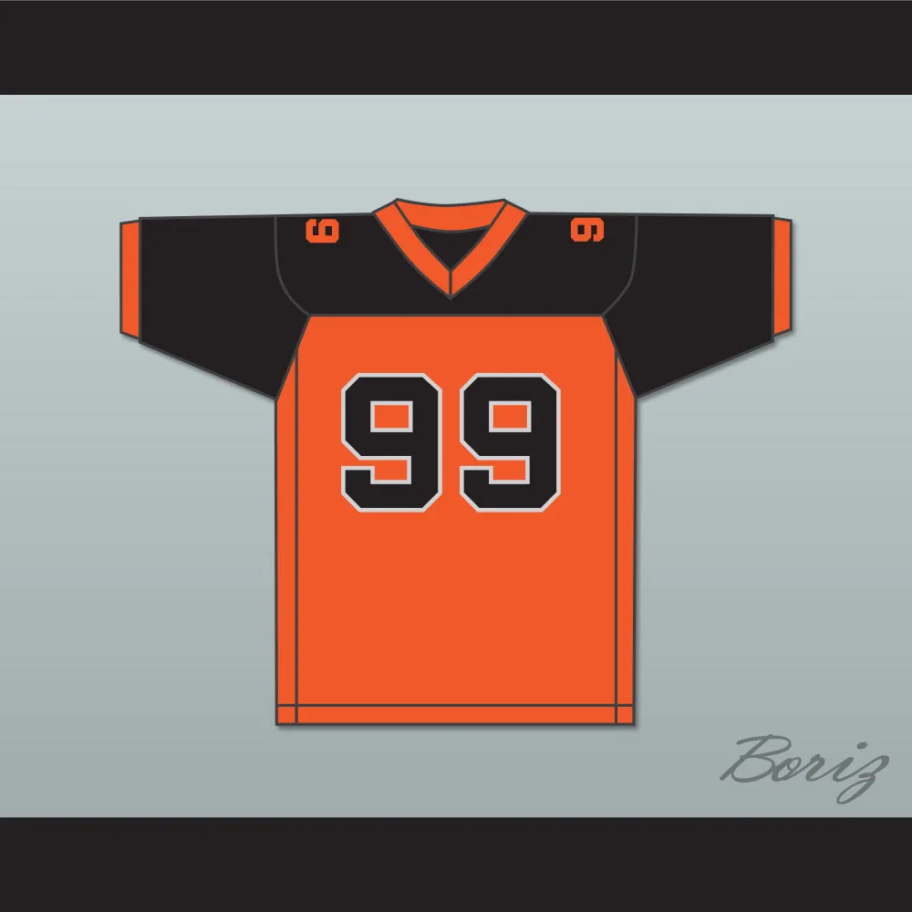 Orc Fogteeth Dorghu 99 Orange/Black Football Jersey