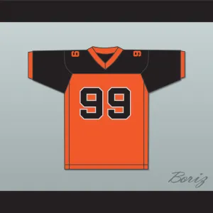 Orc Fogteeth Dorghu 99 Orange/Black Football Jersey