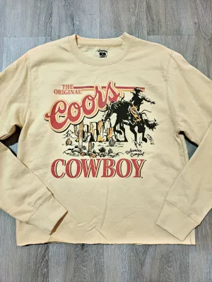 Original Coors Cowboy Tan Sweatshirt - WS