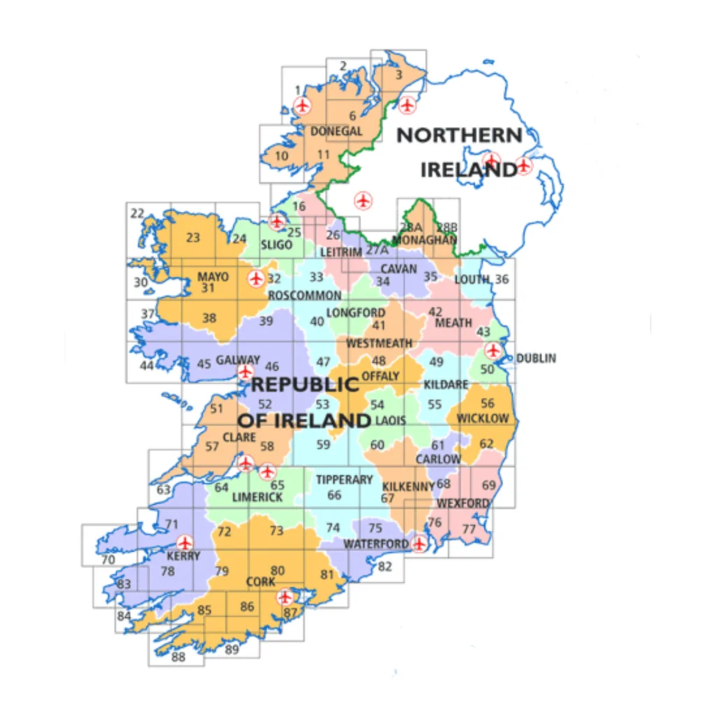 OSI 1:50,000 Discovery Series Map 5th Edition